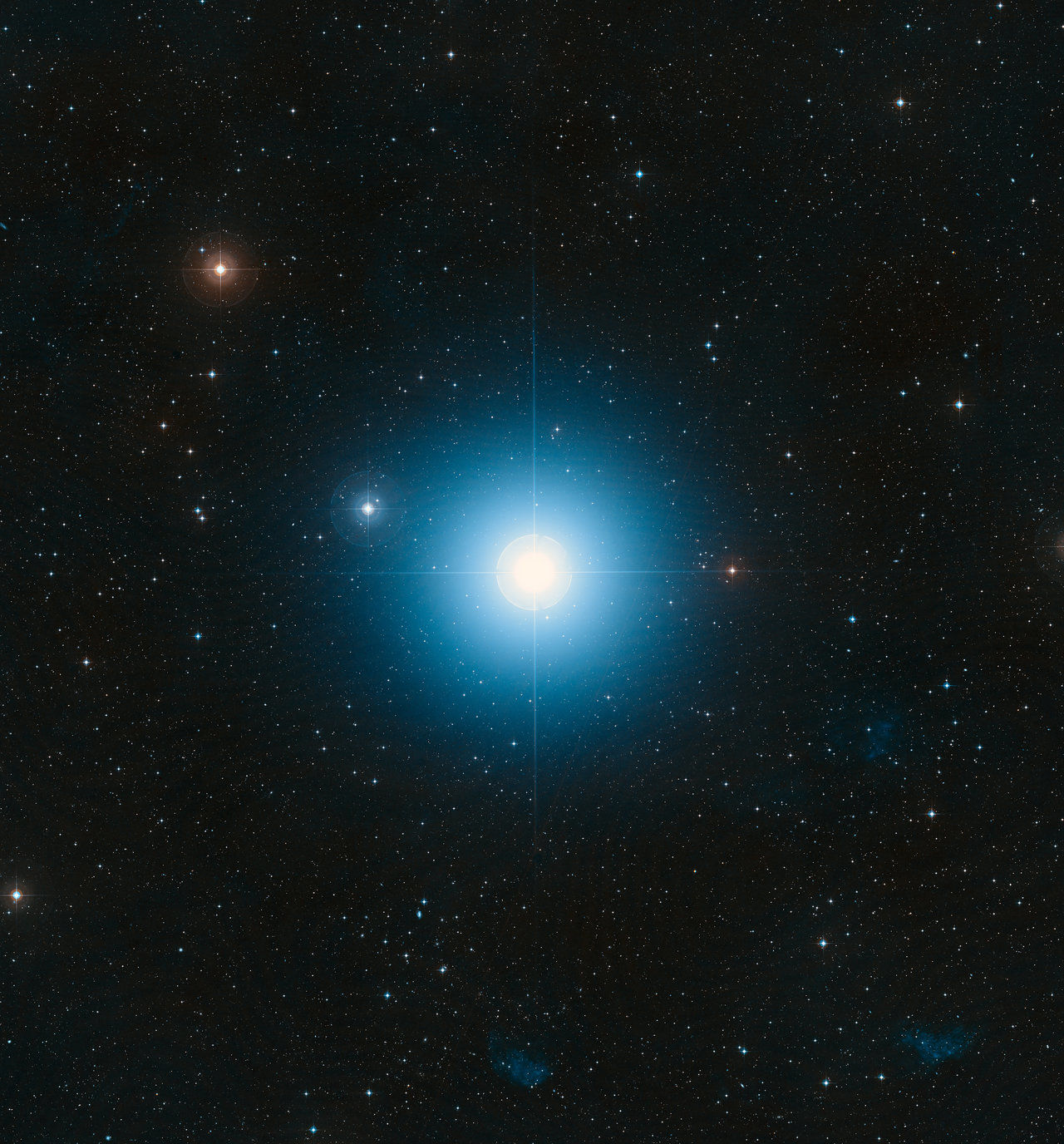 Wide-field view of the sky around the bright star Fomalhaut